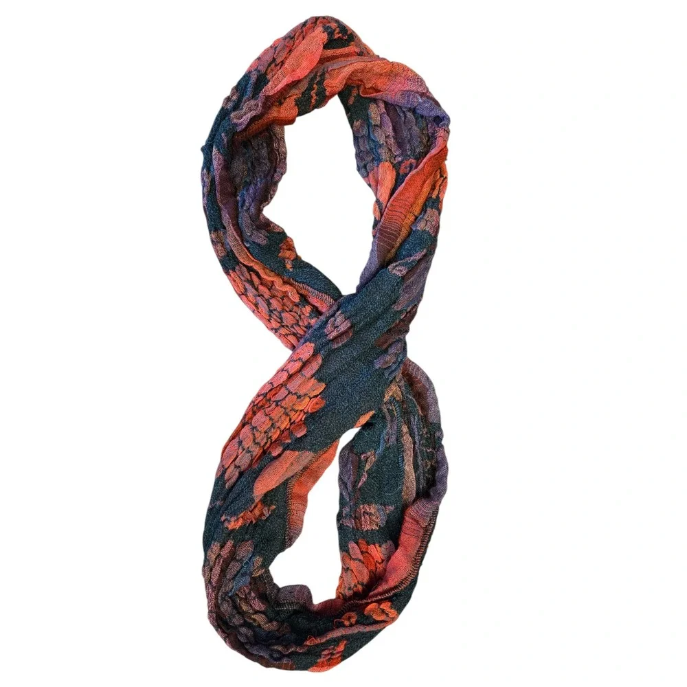 Infinity Scarf Bundle 6pc Floral Mesh Polka Dot Multicolor Van Heusen